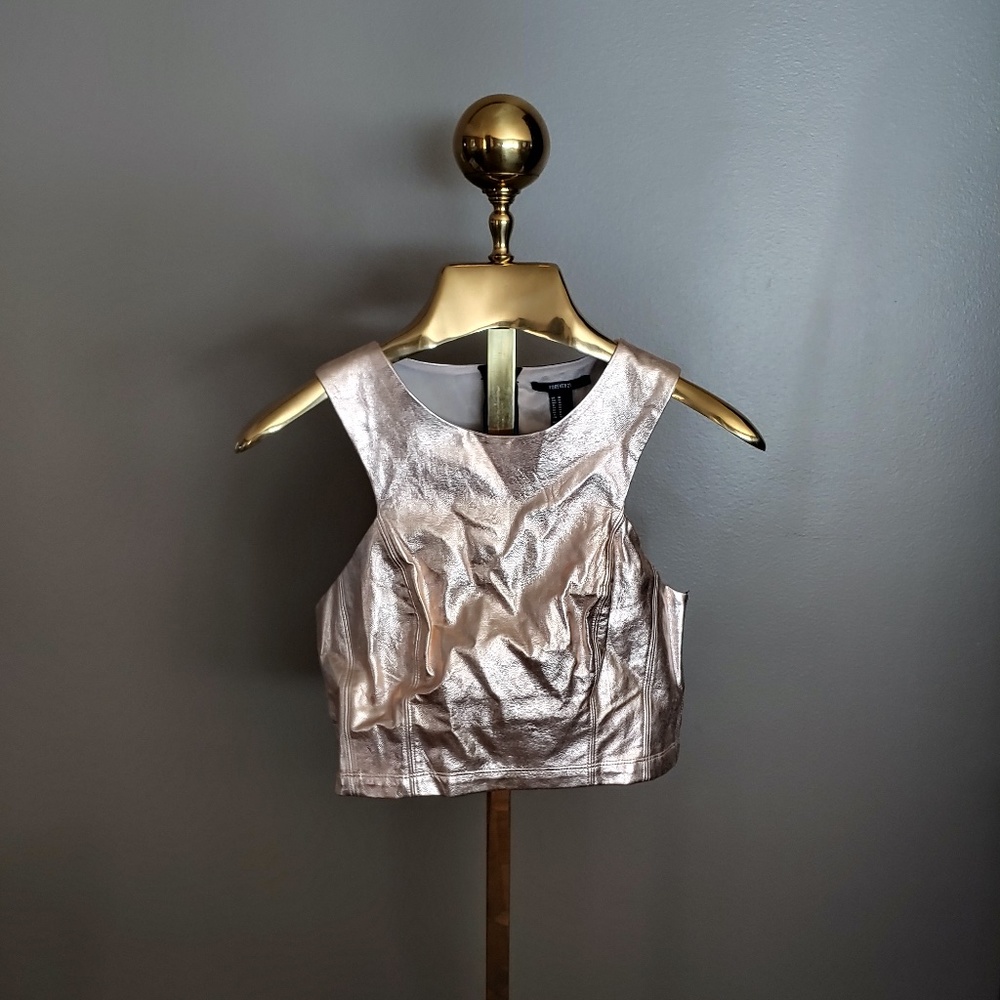 Forever21 Rose Gold Tank Top